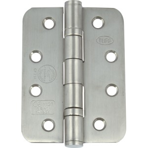 Ball Bearing Door Hinges - Polished Stainless Steel - 102 x 76mm